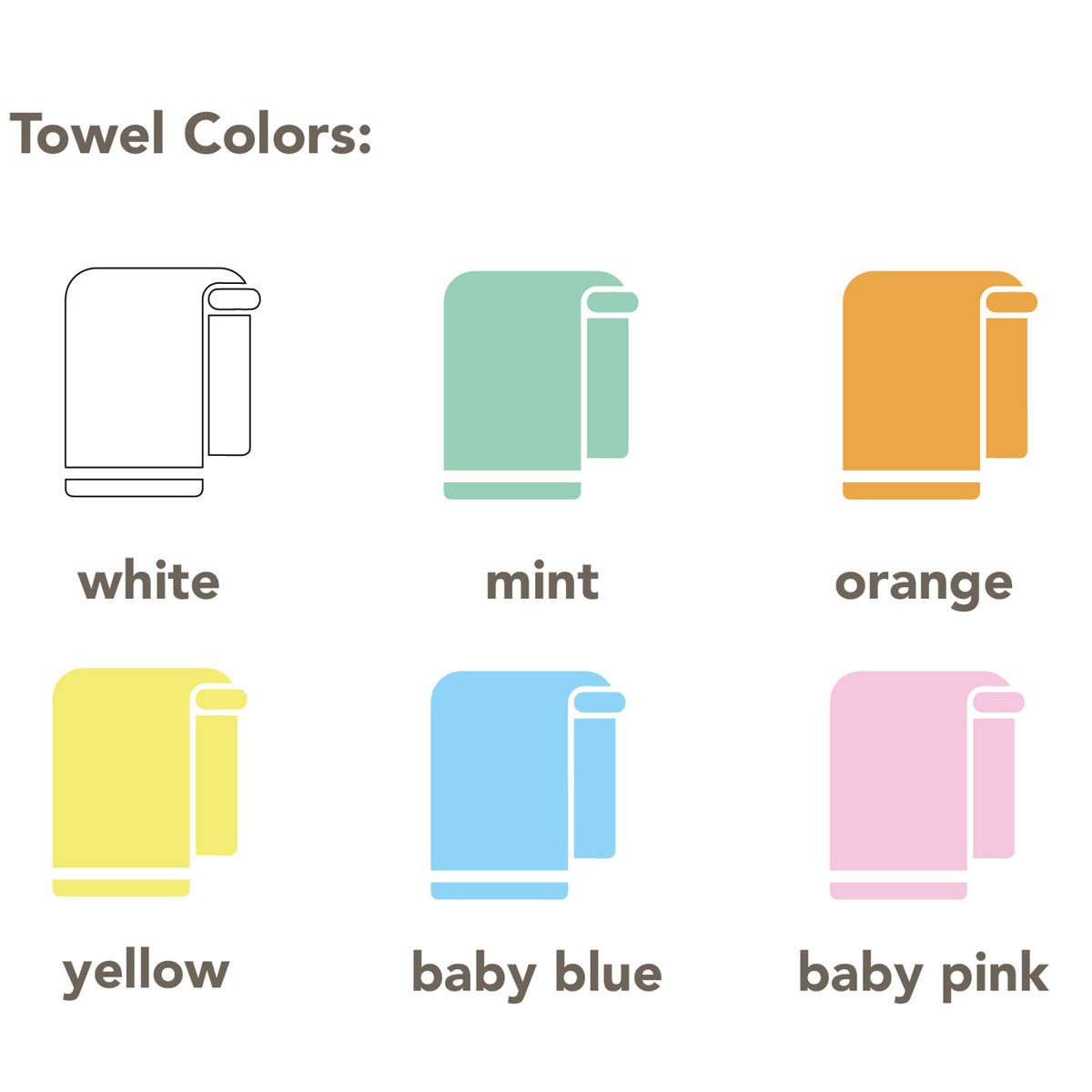 Big 100% Cotton Bath Towels with Name Embroidery (27" x 54"), view 2