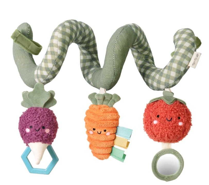 Veggie - Bitzy Bespoke™ Itzy Bitzy Spiral Car Seat Activity Toy