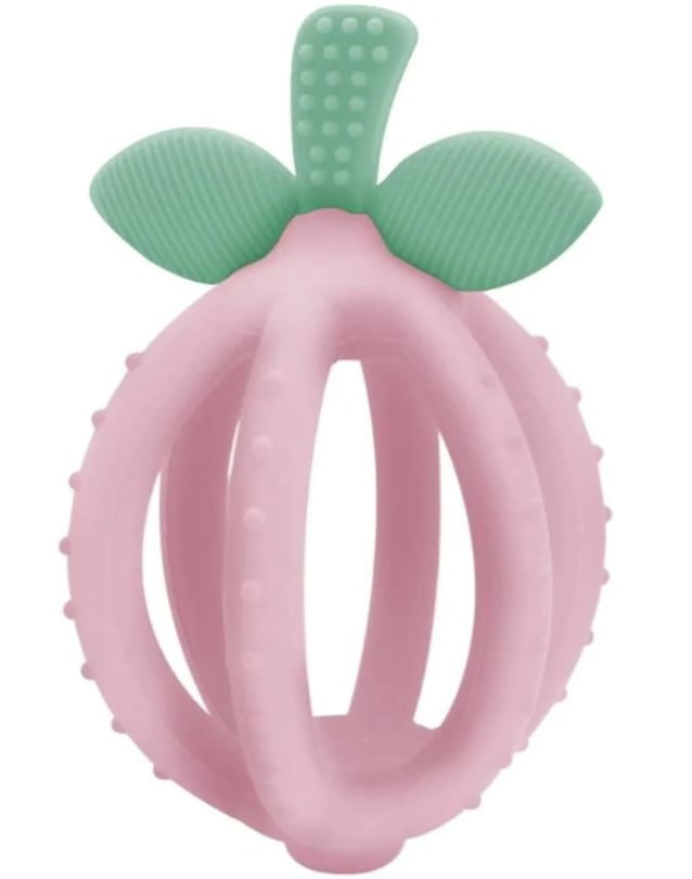 Bitzy Biter™ Teething Ball & Training Toothbrush - Pink…, view 2