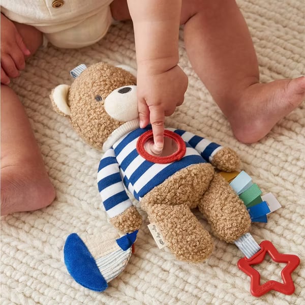 Bitzy Traveler™ Developmental Sensory Toy - Bear
