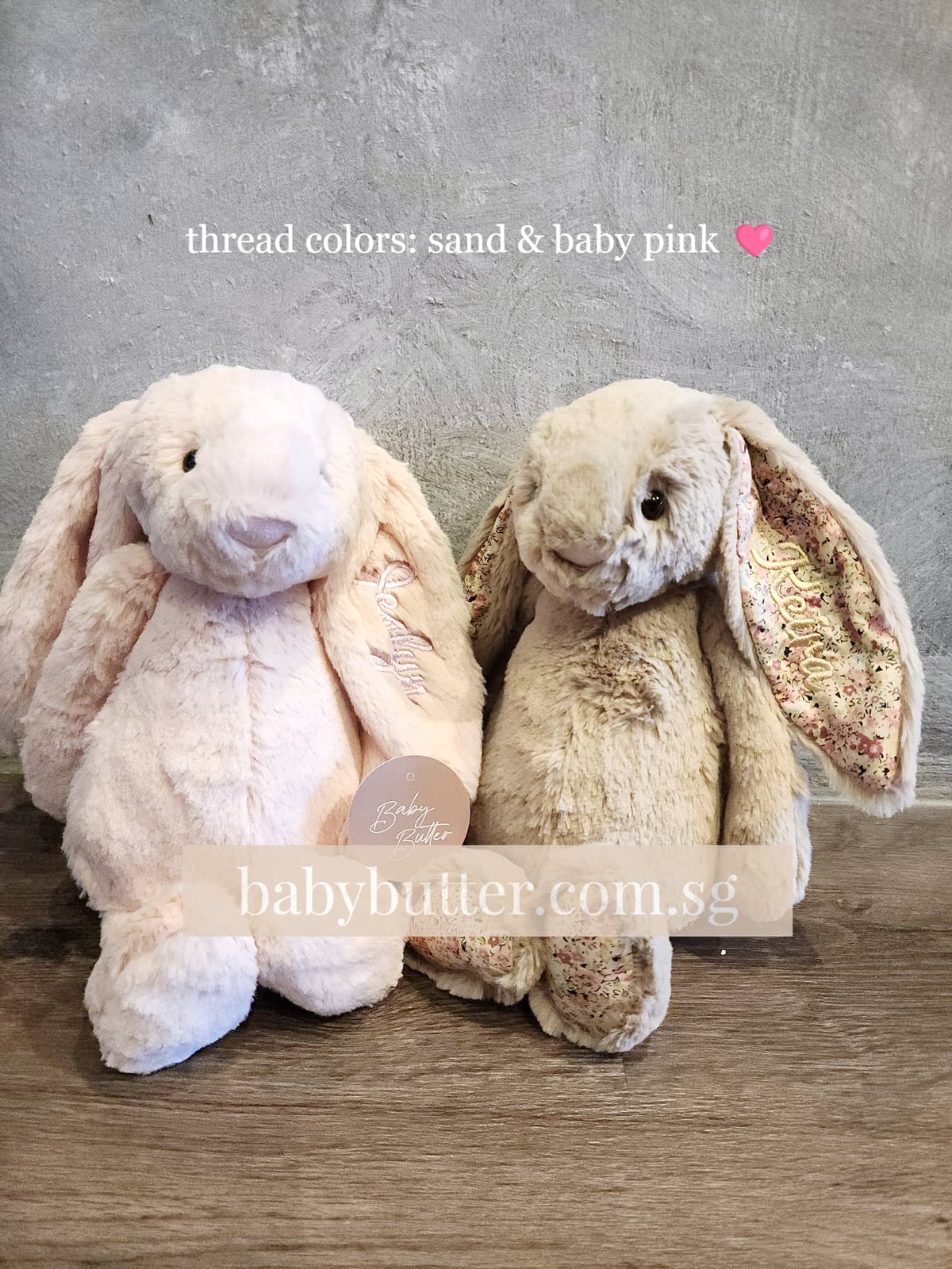 🌼Blossom Cherry Bunny (Medium, 31cm) - Personalised…, view 2