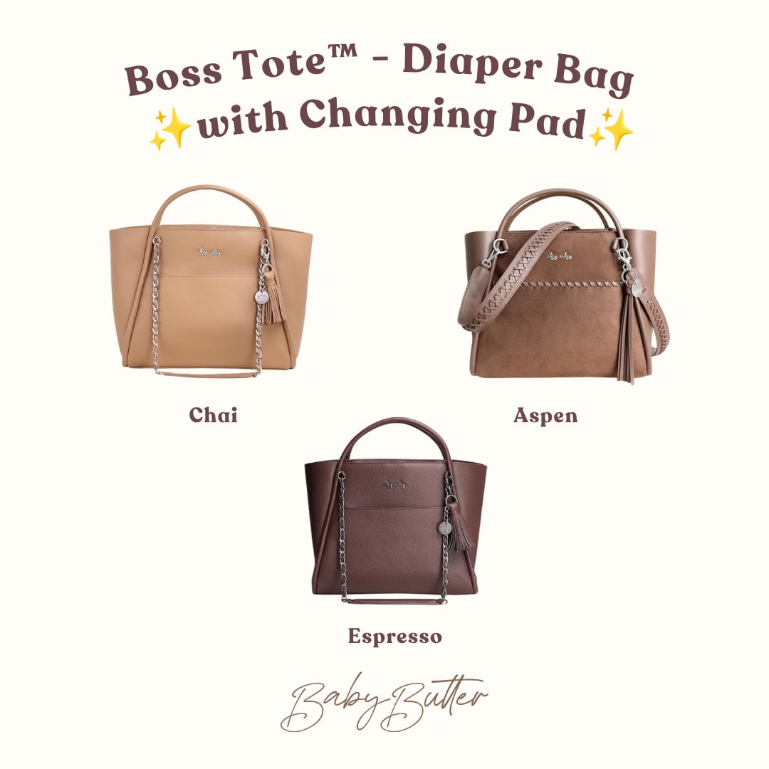 Boss Tote™ - Diaper Bag with Changing Pad