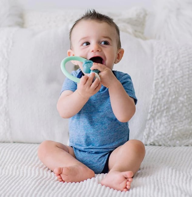 Cactus - Ritzy Rattle® With Teething Rings, view 2