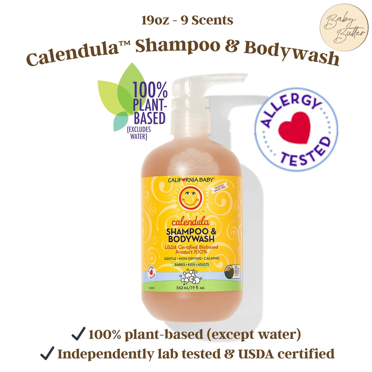 Calendula™ Shampoo & Bodywash 19oz🧴🧼 - California Baby