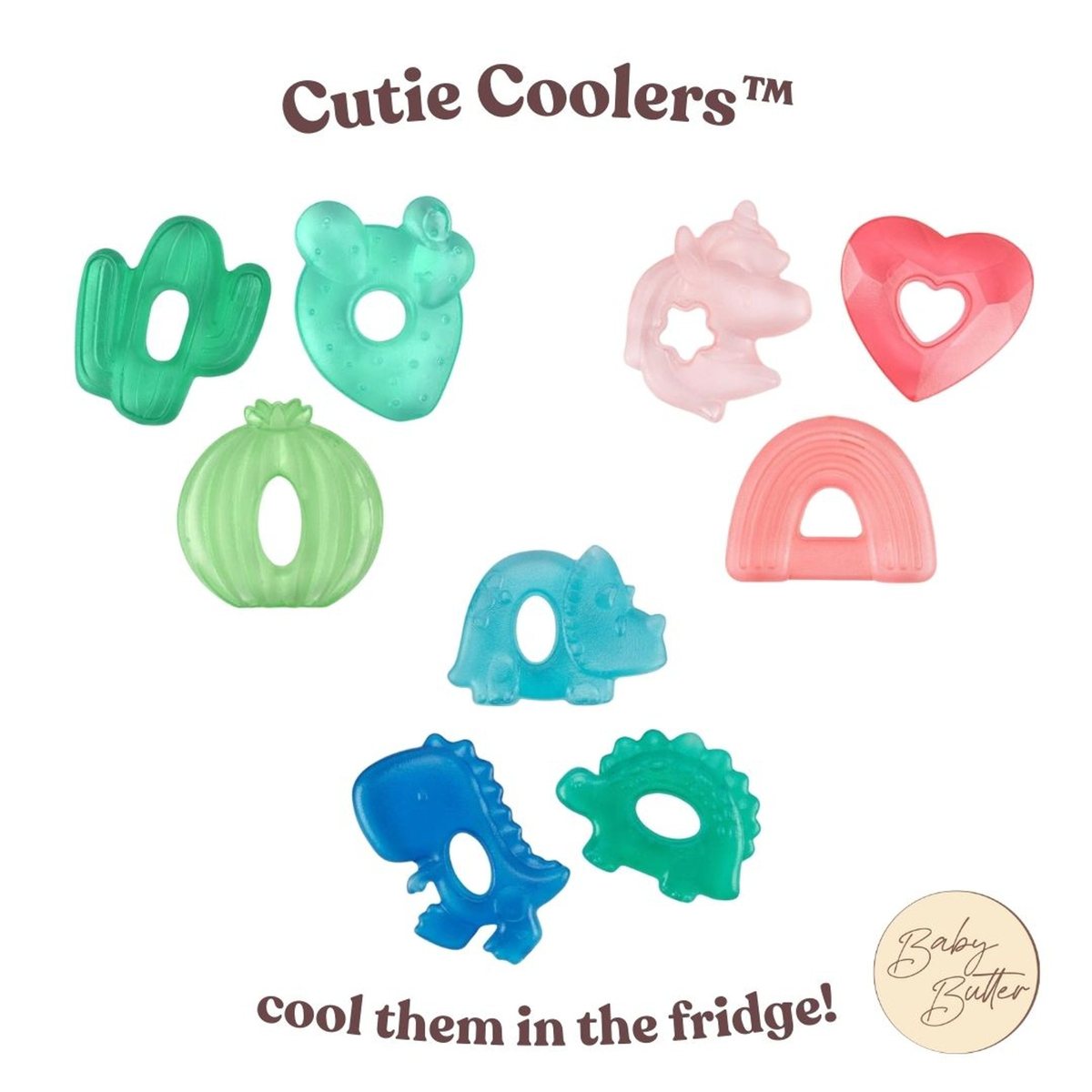Cutie Coolers™ Refrigerable Water-filled Teethers