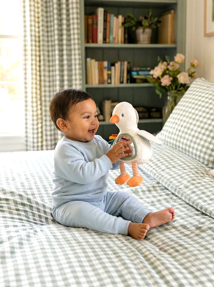 Gracie The Goose - Itzy Bitzy Mirror™ Sensory Tummy Time Mirror