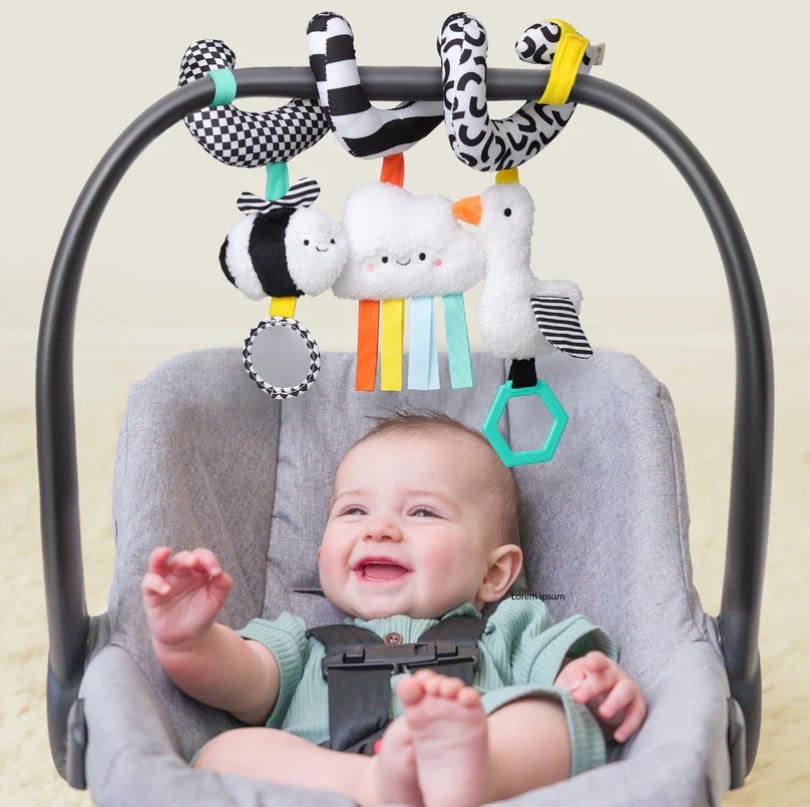 High Contrast - Bitzy Bespoke™ Itzy Bitzy Spiral Car Seat…, view 3
