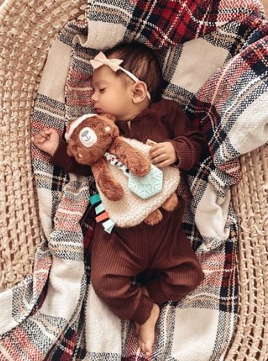 Holiday Itzy Lovey™ Plush And Teether Toy - Bear, view 2