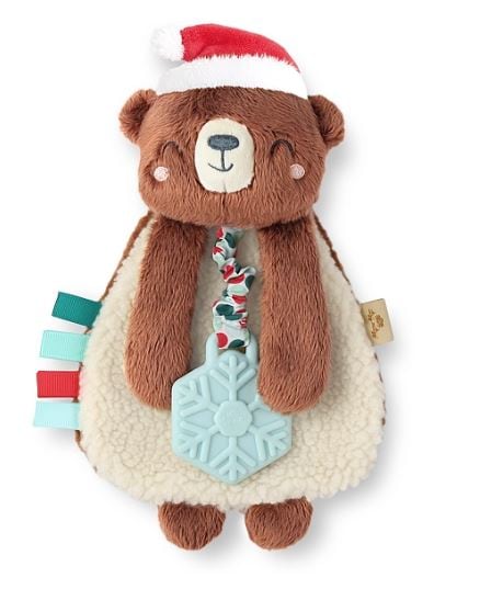 Holiday Itzy Lovey™ Plush And Teether Toy - Bear