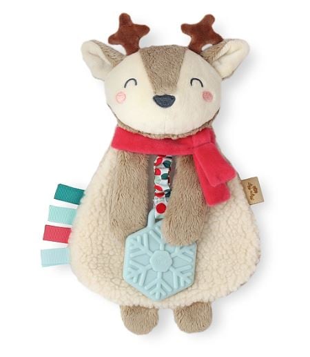 Holiday Itzy Lovey™ Plush And Teether Toy - Reindeer