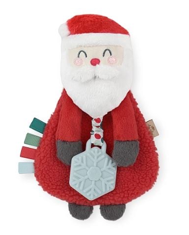 Holiday Itzy Lovey™ Plush And Teether Toy - Santa
