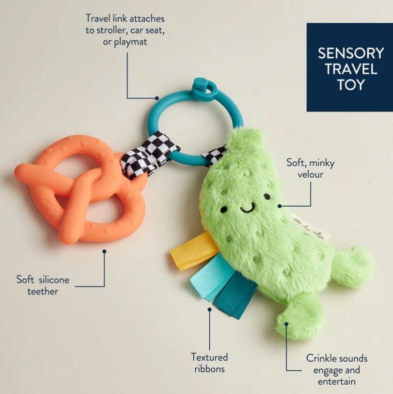 ITZY PAL™ Plush & Teether Pickle, view 3