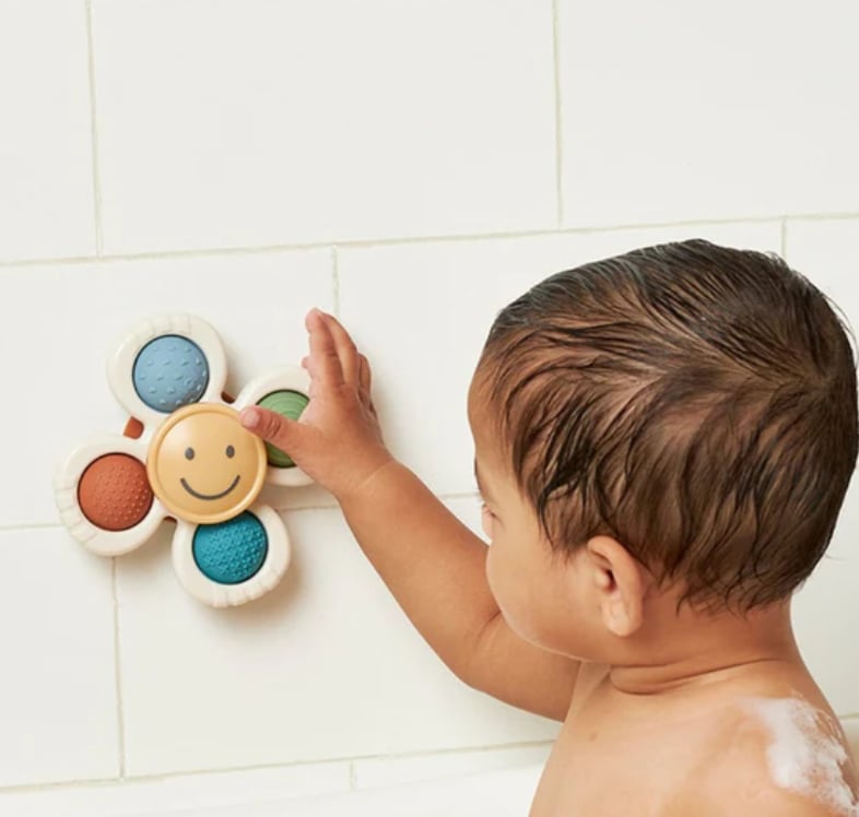 Smiley - Itzy Pop & Whirl™ Fidget Spinner Travel & Bath Toy