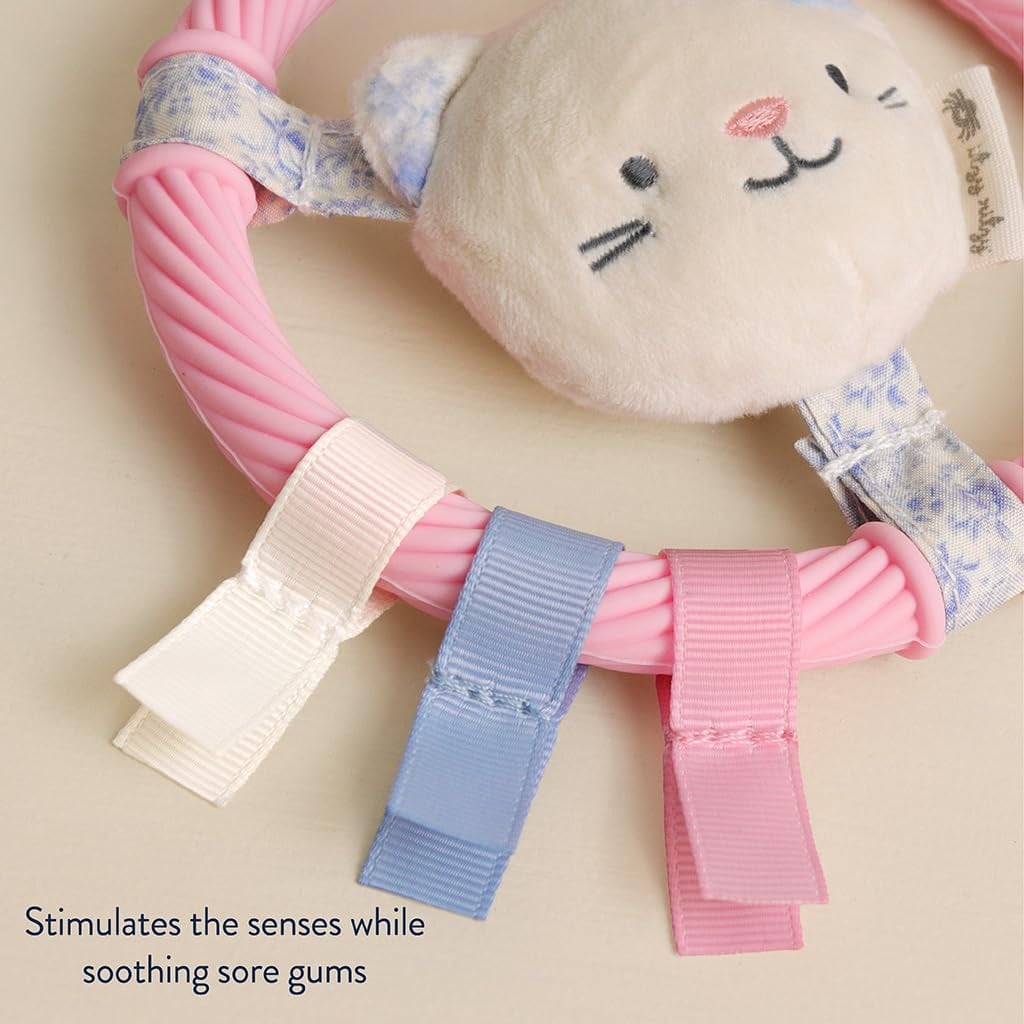 Itzy Ritzy Silicone Teething Ring Pal™️ Kitty, view 2