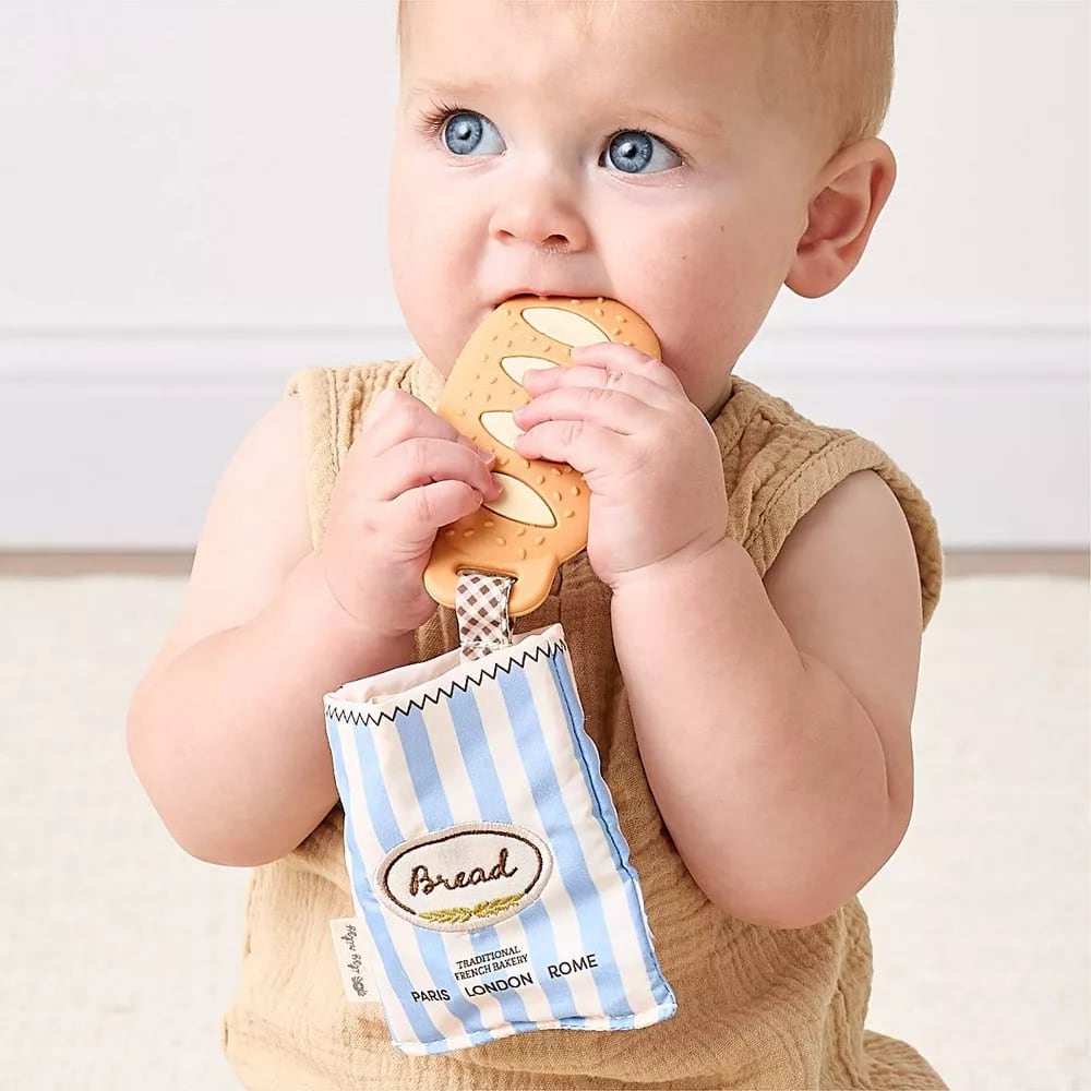 Itzy Ritzy Teensy Crinkle Baby Teether - Baguette, view 2