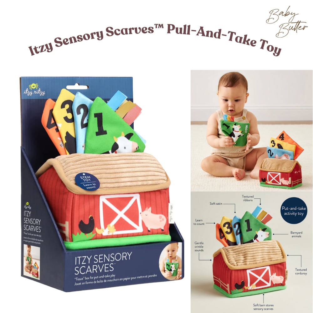 Itzy Sensory Scarves™ Pull-And-Take Toy