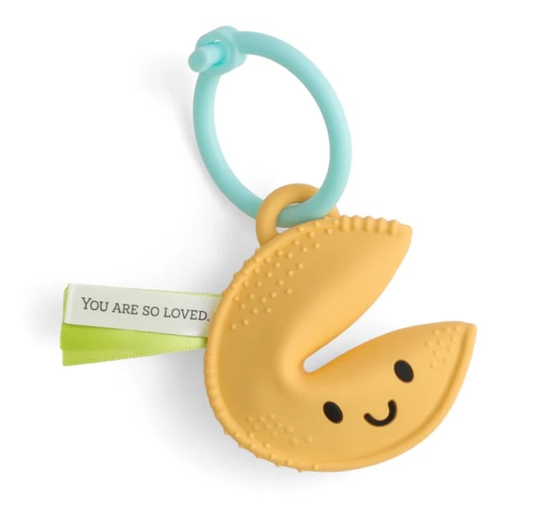 Itzy Treat™ Fortune Cookie Siicone Teether (you are so…, view 2