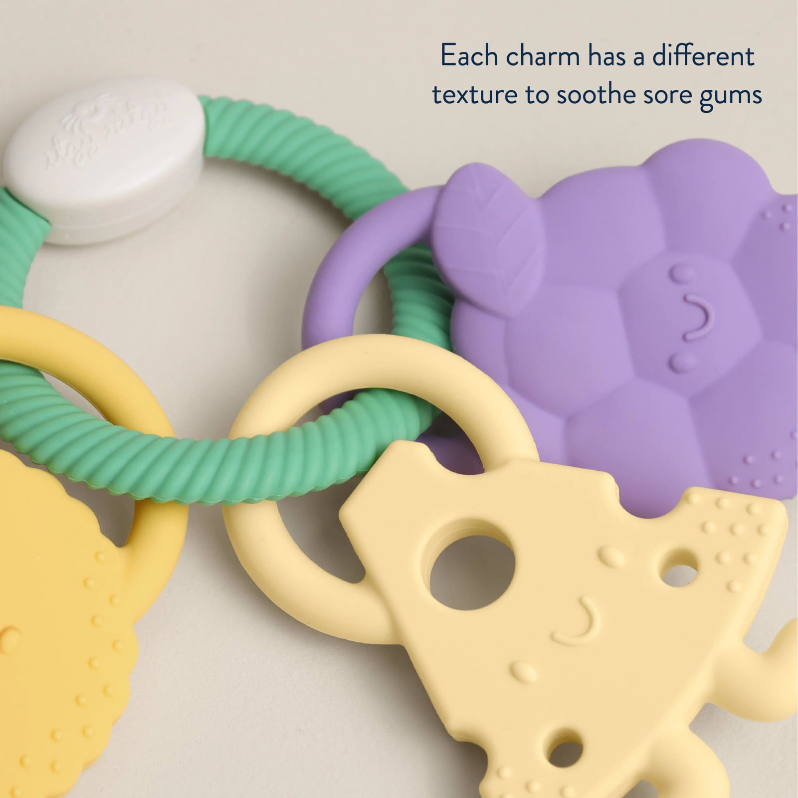 Itzy Trio™ Sweetie Charcuterie Silicone Teether, view 2