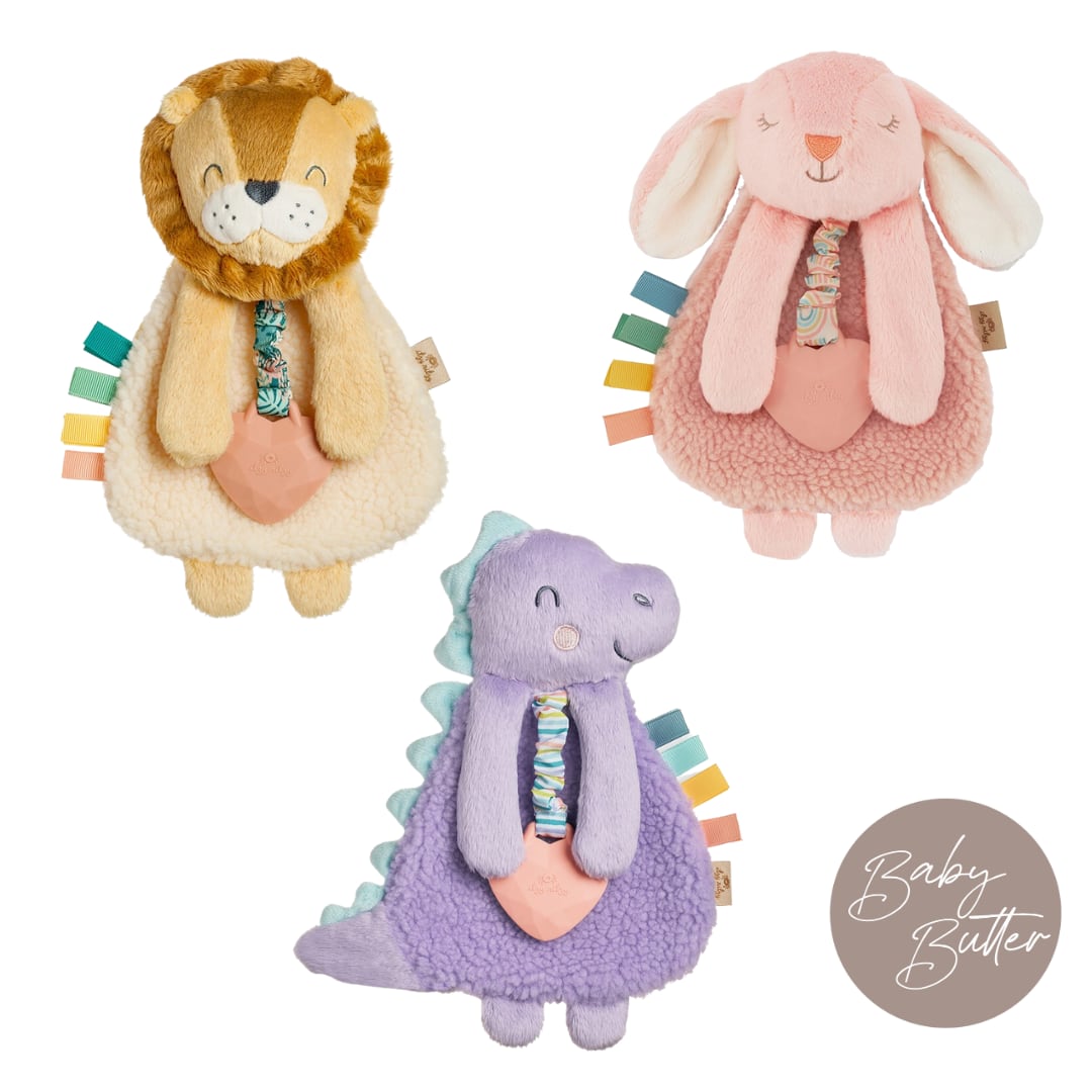 Lion - Itzy Lovey™ Plush and Teether Toy, view 3