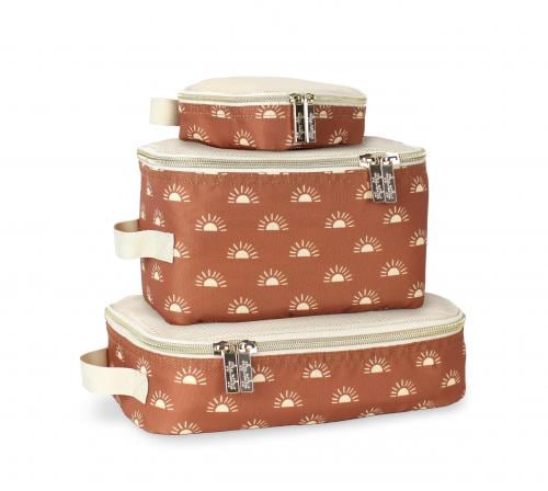 Pack Like A Boss™ Packing Cubes: Terracotta Sunrise