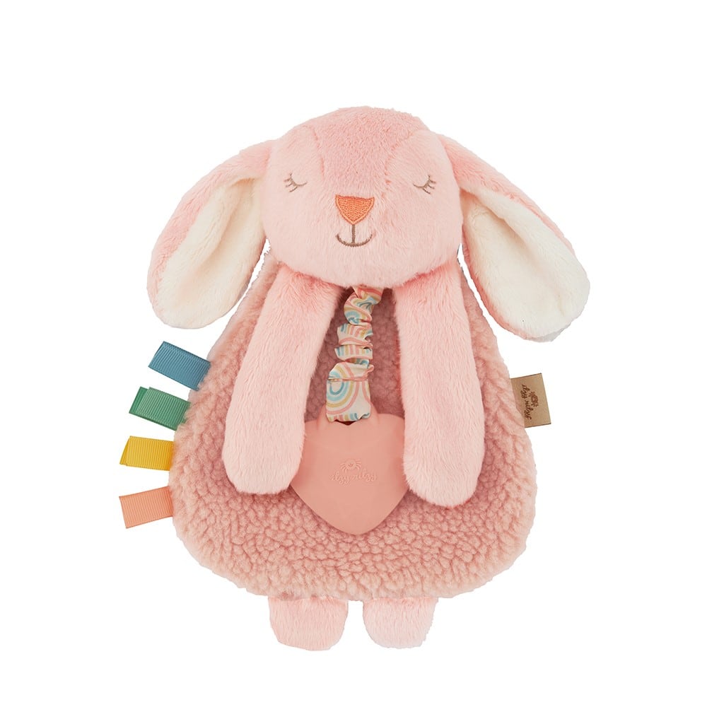 Pink Rabbit - Itzy Lovey™ Plush and Teether Toy, view 3
