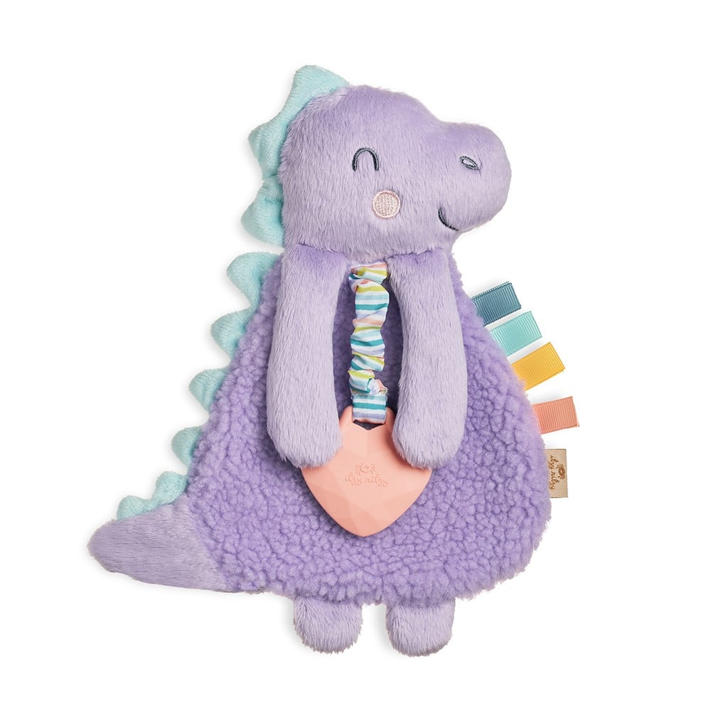 Purple Dino - Itzy Lovey™ Plush and Teether Toy