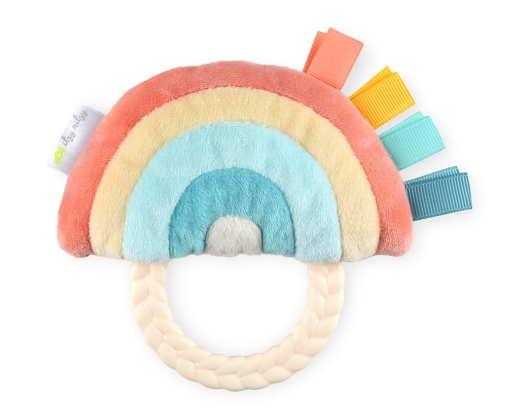 Rainbow - Ritzy Rattle Pal™ Plush Rattle with Teether