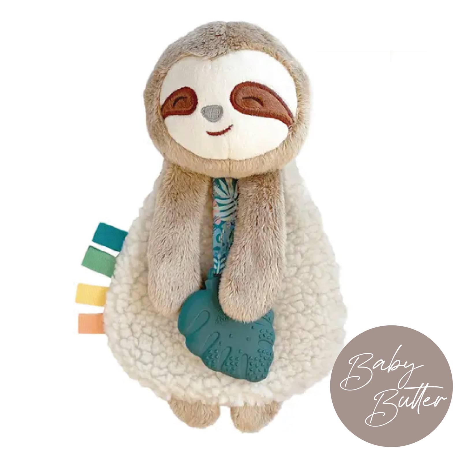 Sloth - Itzy Lovey™ Plush and Teether Toy