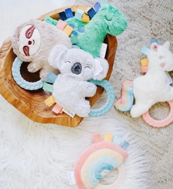 Sloth - Ritzy Rattle Pal™ Plush Rattle with Teether, view 3