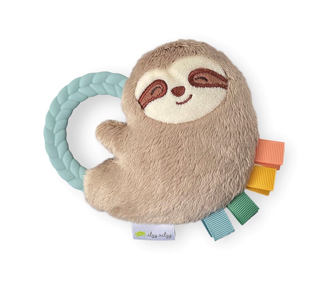 Sloth - Ritzy Rattle Pal™ Plush Rattle with Teether