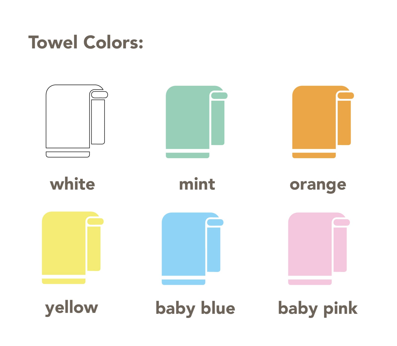 Small 100% Cotton Towels with Name Embroidery (14"x 26"), view 2