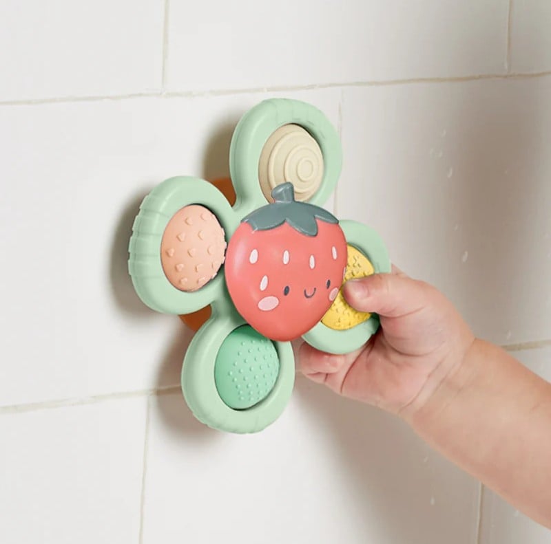 Strawberry - Itzy Pop & Whirl™ Fidget Spinner Travel & Bath Toy
