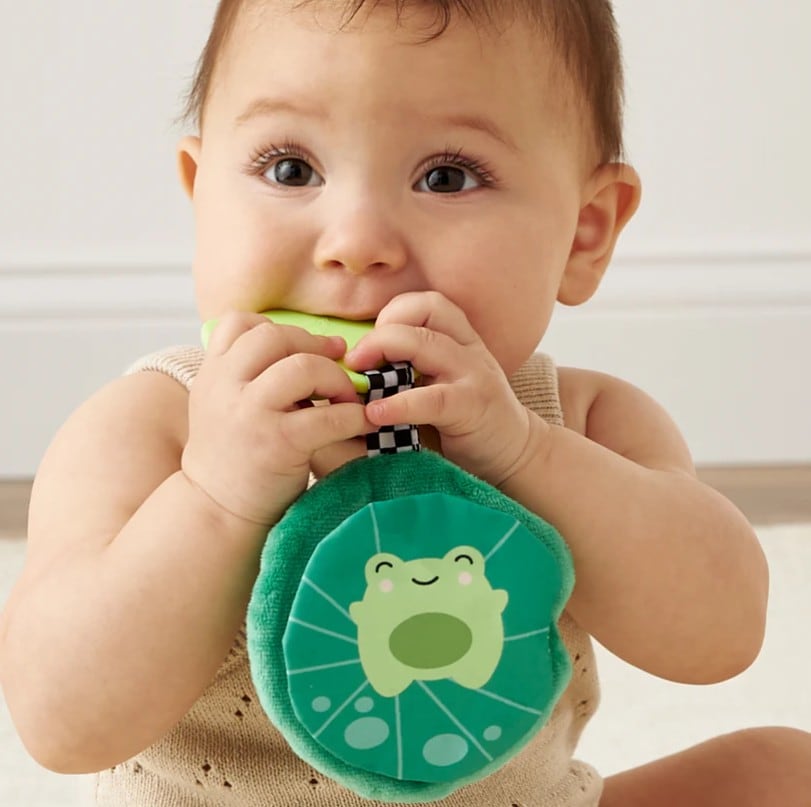 Sweetie Crinkle™ Sensory Teether Frog, view 2