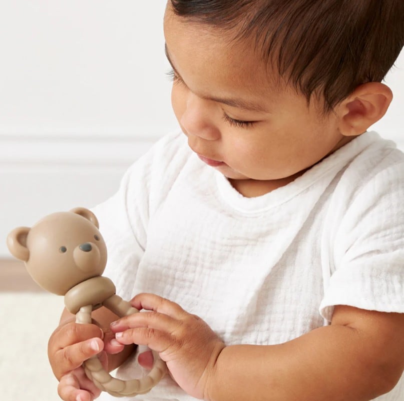 Bear - Sweetie Rattle™ Silicone Teether, view 3