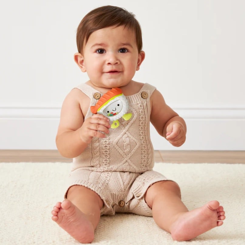Sweetie Shake Plus™ - Silicone Teether with Rattle - Sushi, view 2