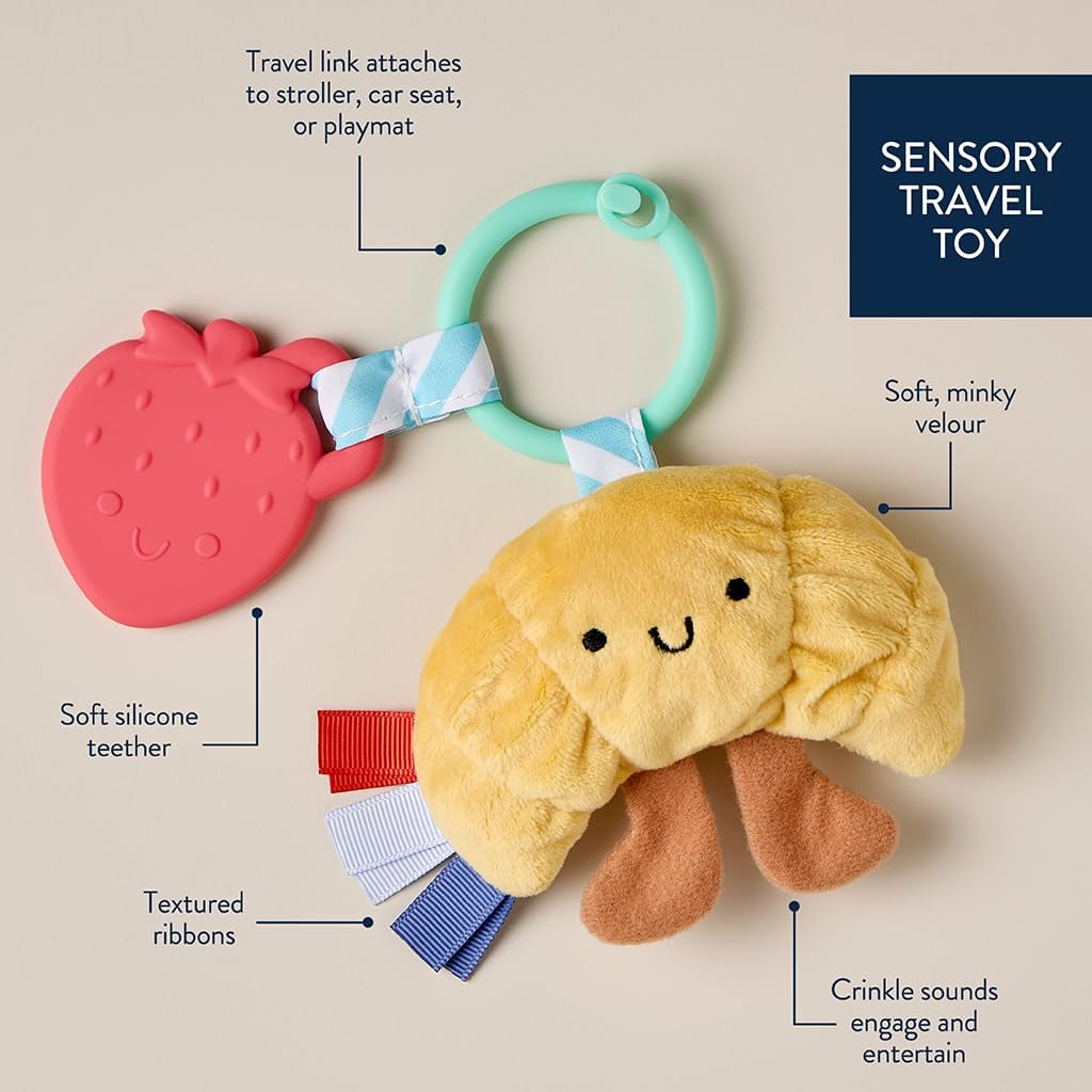Teether Croissant - Itzy Pal™ Infant Toy, view 3