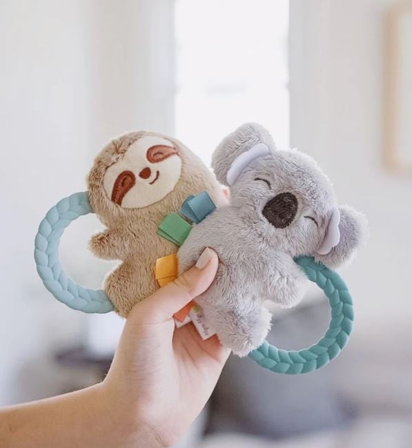 Unicorn - Ritzy Rattle Pal™ Plush Rattle with Teether, view 3