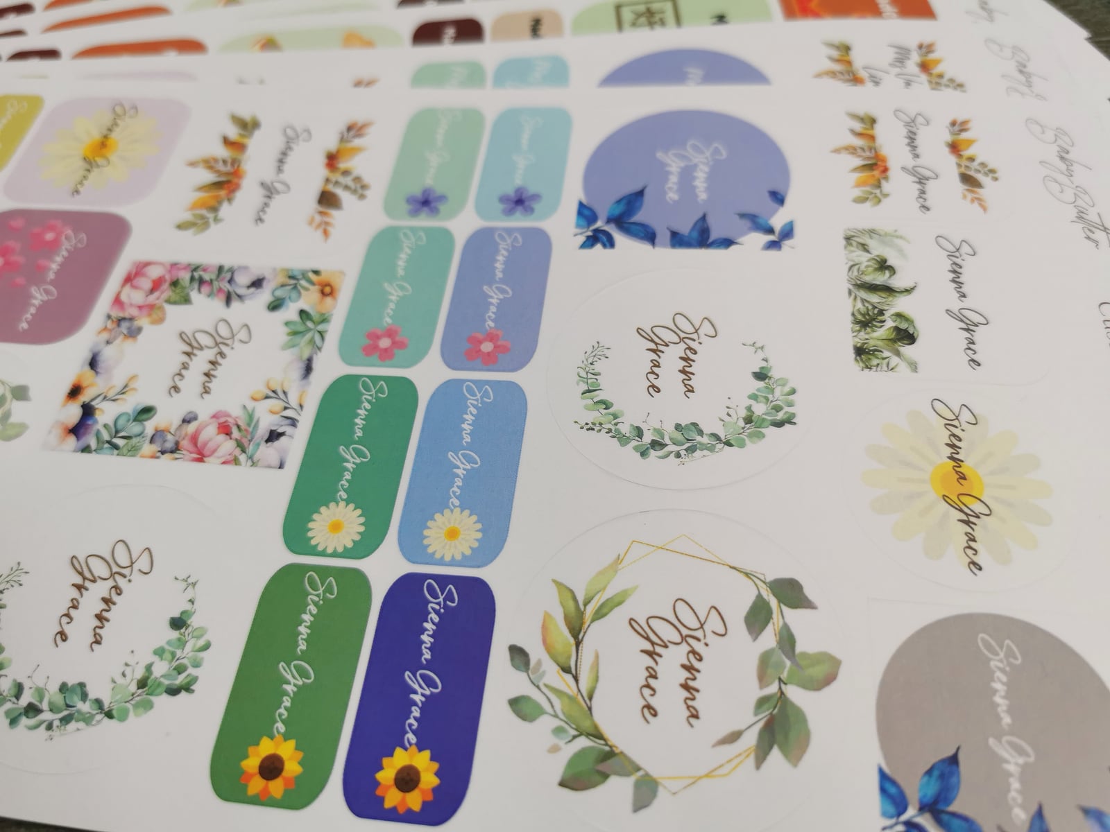 Waterproof Name Labels/Personalised Stickers - Ethereal…, view 2